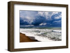 Tyrrhenian Sea, Capalbio beach, Province of Grosseto, Maremma, Tuscany-Nico Tondini-Framed Photographic Print