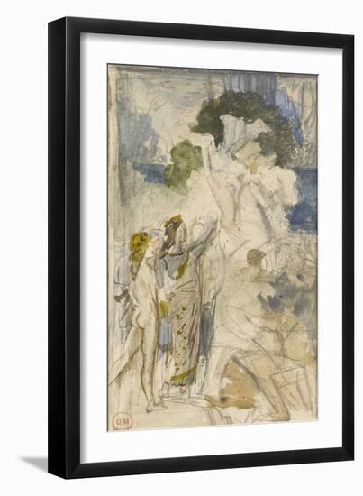 Tyrtée-Gustave Moreau-Framed Giclee Print