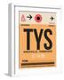 TYS Knoxville Luggage Tag I-NaxArt-Framed Art Print