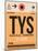 TYS Knoxville Luggage Tag I-NaxArt-Mounted Art Print