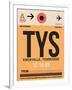 TYS Knoxville Luggage Tag I-NaxArt-Framed Art Print