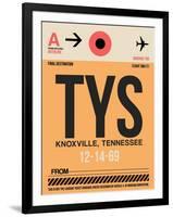 TYS Knoxville Luggage Tag I-NaxArt-Framed Art Print