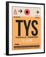 TYS Knoxville Luggage Tag I-NaxArt-Framed Art Print