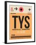 TYS Knoxville Luggage Tag I-NaxArt-Framed Art Print