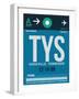 TYS Knoxville Luggage Tag II-NaxArt-Framed Art Print