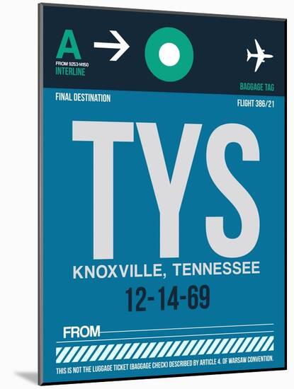 TYS Knoxville Luggage Tag II-NaxArt-Mounted Art Print