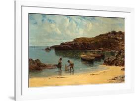 Tywyn Near Conway-Richard Wane-Framed Giclee Print