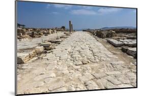 Tzippori (Or Sepphoris, or Zippori) National Park, the Cardo with the Original Roman Stone Floor-Massimo Borchi-Mounted Photographic Print