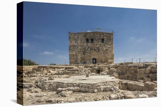 Tzippori (Or Sepphoris, or Zippori) National Park, the Crusader-Ottoman Fortress-Massimo Borchi-Stretched Canvas