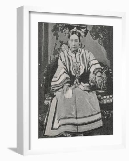 Tzu-Hsi Aka Hsiao-Ch'In &C Empress Dowager-null-Framed Photographic Print