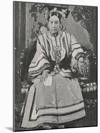 Tzu-Hsi Aka Hsiao-Ch'In &C Empress Dowager-null-Mounted Photographic Print