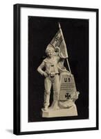 U 9, U Boot, Deutscher Seemann, Kaiserflagge-null-Framed Giclee Print