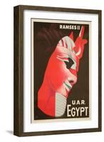 U.A.R. Egypt Poster-H. Hashem-Framed Giclee Print