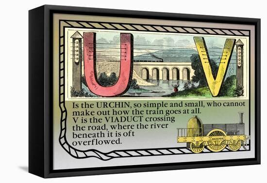 U and V-null-Framed Stretched Canvas