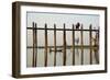 U Bein Bridge at Amarapura, Taung Thama Lake, Mandalay Province, Myanmar (Burma), Asia-Tuul-Framed Photographic Print