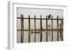 U Bein Bridge at Amarapura, Taung Thama Lake, Mandalay Province, Myanmar (Burma), Asia-Tuul-Framed Photographic Print