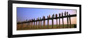 U Bein Bridge, Mandalay, Myanmar-null-Framed Photographic Print