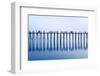 U-Bein bridge near Amarapura, Mandalay, Myanmar-Jan Christopher Becke-Framed Photographic Print