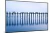 U-Bein bridge near Amarapura, Mandalay, Myanmar-Jan Christopher Becke-Mounted Photographic Print