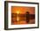 U Bein Bridge on Taungthaman at Sunset-Jon Hicks-Framed Photographic Print