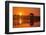 U Bein Bridge on Taungthaman at Sunset-Jon Hicks-Framed Photographic Print