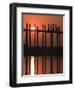 U Bein Bridge, Taugthaman Lake, Amarapura, Mandalay, Myanmar-Jane Sweeney-Framed Photographic Print