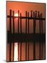 U Bein Bridge, Taugthaman Lake, Amarapura, Mandalay, Myanmar-Jane Sweeney-Mounted Photographic Print