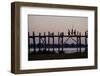 U Bein Bridge, Taungthman Lake, U Bein, Amarapura, Myanmar (Burma), Asia-Nathalie Cuvelier-Framed Photographic Print