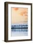 U Bein Teak Bridge and the Taungthaman Lake Near Amarapura, Mandalay, Myanmar (Burma)-Alex Robinson-Framed Photographic Print