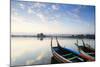 U Bein Teak Bridge and the Taungthaman Lake Near Amarapura, Mandalay, Myanmar (Burma)-Alex Robinson-Mounted Photographic Print