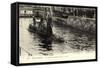 U Boot Dunkerque Beim Einlauf in Den Hafen-null-Framed Stretched Canvas
