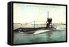 U Boot H. M. Submarine A. 4. 204 Tons, A. Class-null-Framed Stretched Canvas