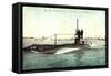 U Boot H. M. Submarine A. 4. 204 Tons, A. Class-null-Framed Stretched Canvas