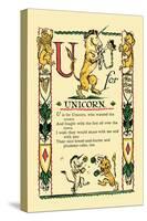 U for Unicorn-Tony Sarge-Stretched Canvas