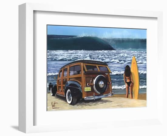 U-Go-Girl-Scott Westmoreland-Framed Art Print