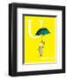 U is for Umbrella (yellow)-Theodor (Dr. Seuss) Geisel-Framed Art Print