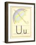 U Is for Umbrella-null-Framed Art Print