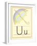 U Is for Umbrella-null-Framed Art Print