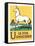 U is for Unicorn-null-Framed Stretched Canvas