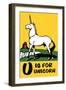 U is for Unicorn-Charles Buckles Falls-Framed Art Print