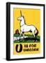 U is for Unicorn-Charles Buckles Falls-Framed Art Print