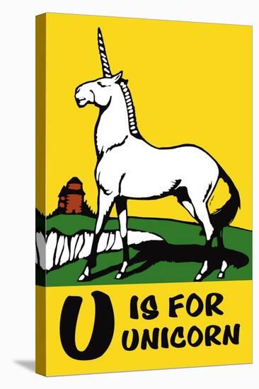 U is for Unicorn-Charles Buckles Falls-Stretched Canvas