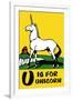 U is for Unicorn-Charles Buckles Falls-Framed Art Print