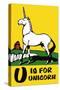 U is for Unicorn-Charles Buckles Falls-Stretched Canvas