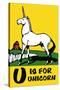 U is for Unicorn-Charles Buckles Falls-Stretched Canvas