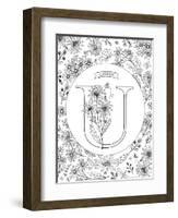 U is for Ursinia-Heather Rosas-Framed Art Print