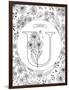 U is for Ursinia-Heather Rosas-Framed Art Print