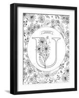 U is for Ursinia-Heather Rosas-Framed Art Print