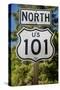 U S 101 Sign California-Steve Gadomski-Stretched Canvas