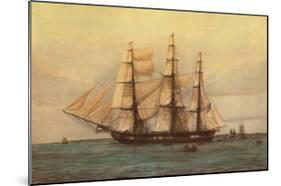 U.S. 44-Gun Frigate Constitution-Harold Wyllie-Mounted Art Print